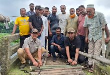 ৪১নং ওয়ার্ড বিএনপির উদ্যোগে উদুর ছিকলিয়া ব্রীজের পুনঃ নির্মাণ কাজ শুরু
