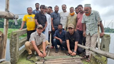 ৪১নং ওয়ার্ড বিএনপির উদ্যোগে উদুর ছিকলিয়া ব্রীজের পুনঃ নির্মাণ কাজ শুরু